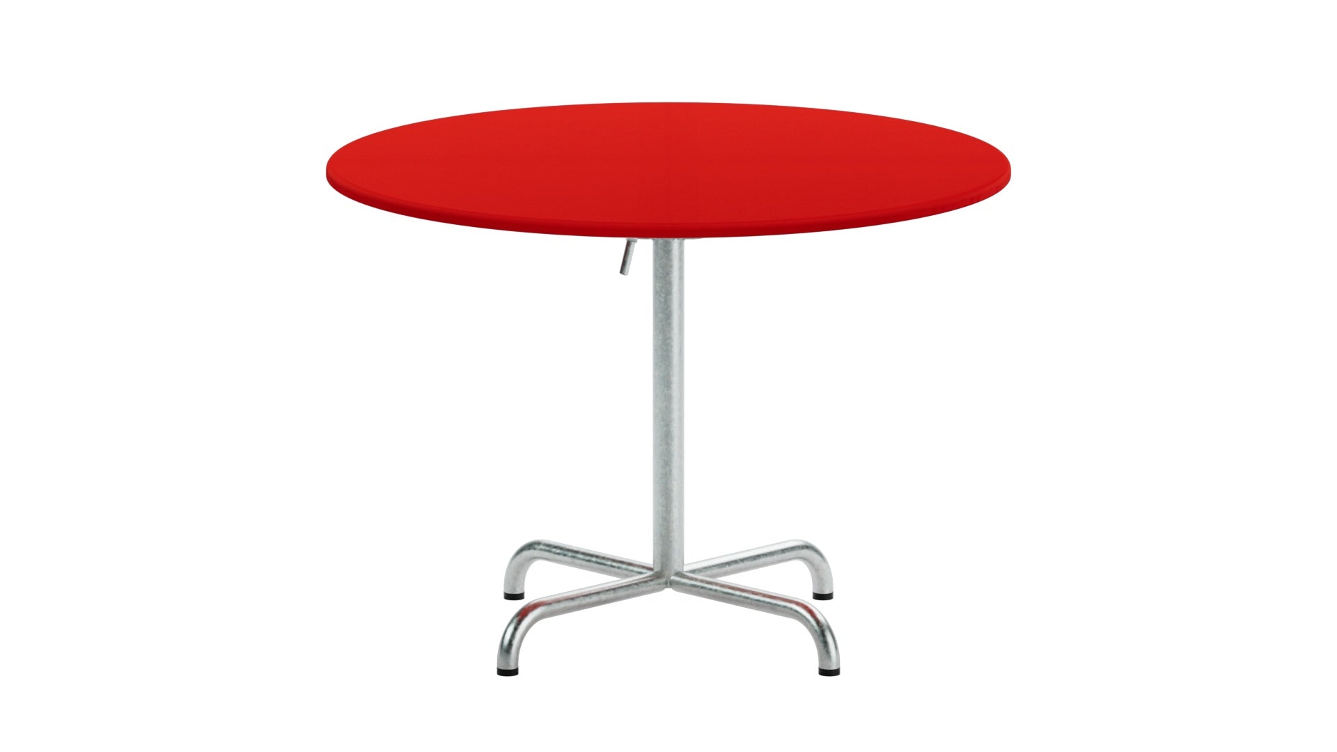 Moderner, wetterfester Glasfaser-Gartentisch ø100 mit Klappfunktion, langlebig, Schweizer Qualität, stilvolles Design, platzsparend für Garten & Terrasse.