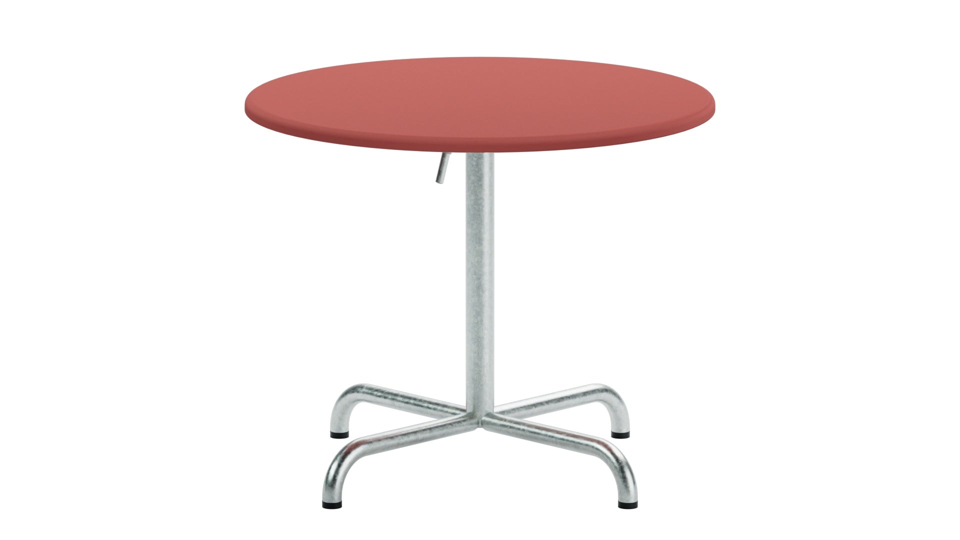 Hochwertiger, klappbarer Davos Glasfaser-Salontisch ø75/62 mit wetterfester, hitzebeständiger Oberfläche. Ideal für Outdoor, Gastronomie und Garten.