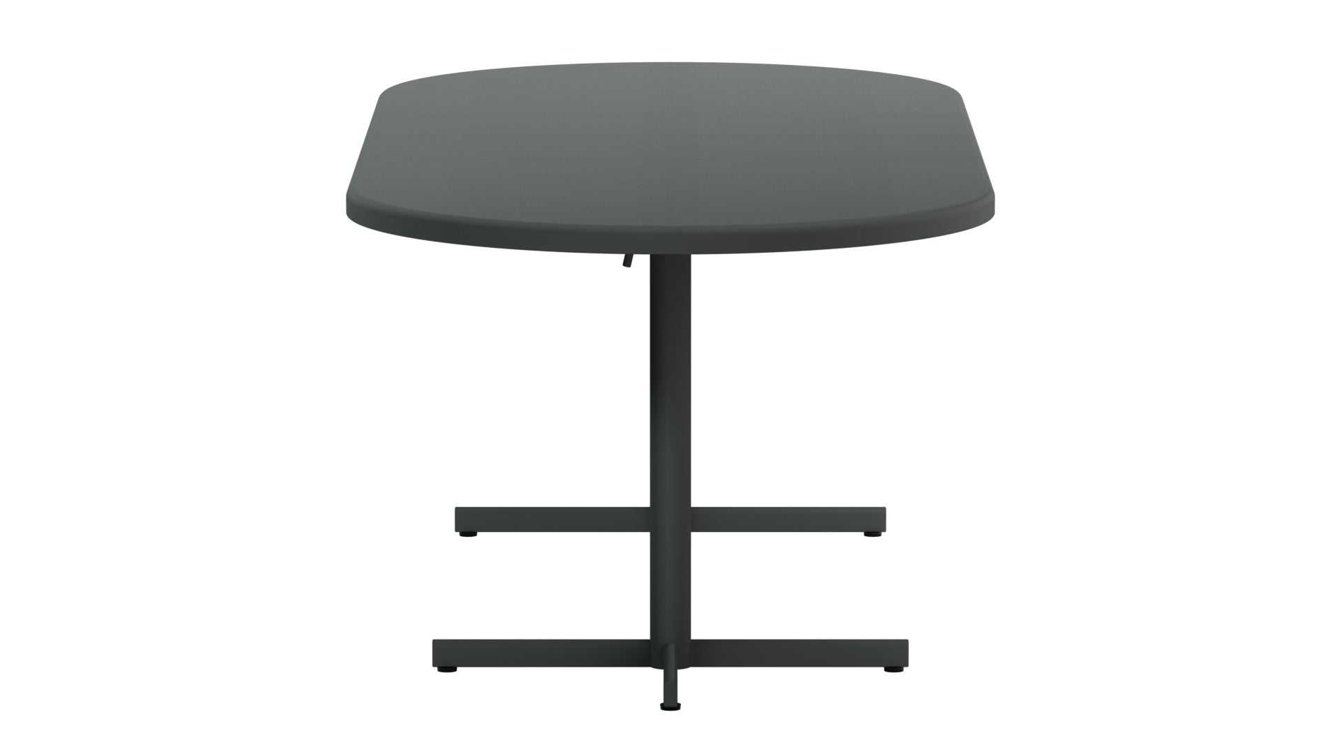 Bodensee Glasfaser-Gartentisch 160/218x95 oval klappbar, ausziehbar in Graphit präsentiert im Onlineshop von KAQTU Design AG. Gartentisch ist von Schaffner