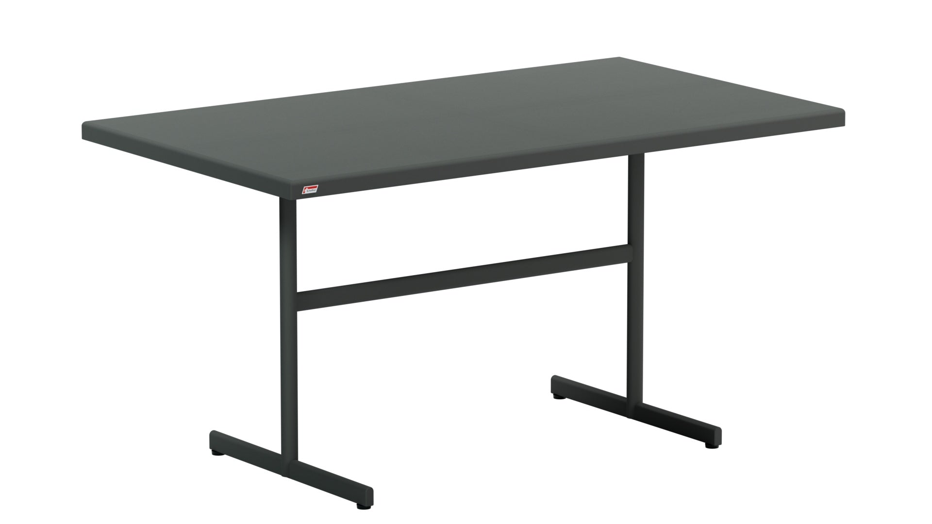 Bodensee Glasfaser-Gartentisch 140x80 klappbar in Graphit präsentiert im Onlineshop von KAQTU Design AG. Gartentisch ist von Schaffner