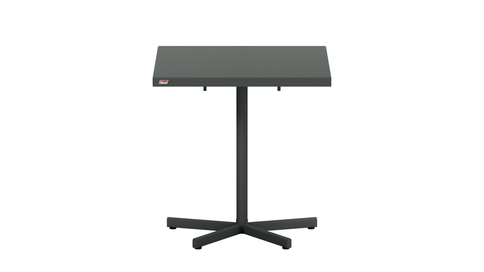 Bodensee Glasfaser-Gartentisch 70x70 klappbar in Graphit präsentiert im Onlineshop von KAQTU Design AG. Gartentisch ist von Schaffner