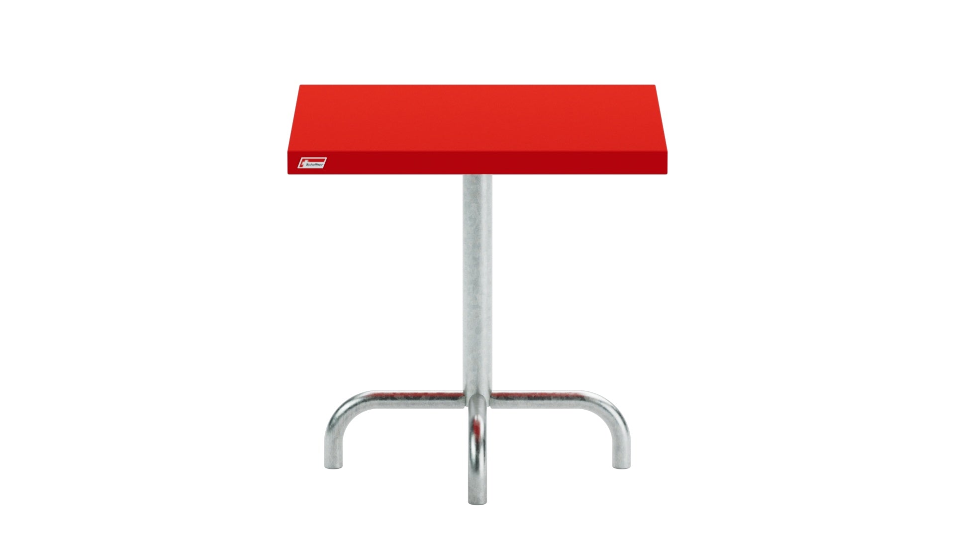 Säntis Metall-Beistelltisch 50x50 cm von Schaffner: wetterfest, robustes Design, Schweizer Qualität, vielseitig einsetzbar für Garten, Balkon und Terrasse.