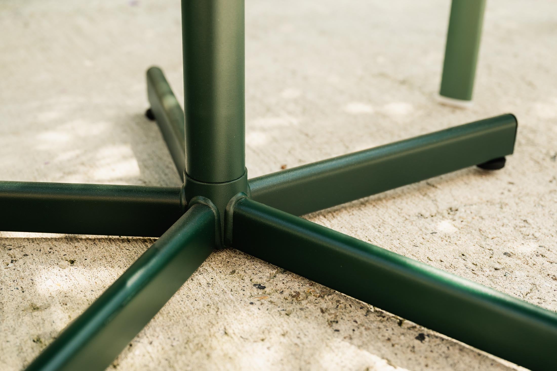 Bodensee Glasfaser-Gartentisch 80x80 klappbar in Graphit präsentiert im Onlineshop von KAQTU Design AG. Gartentisch ist von Schaffner