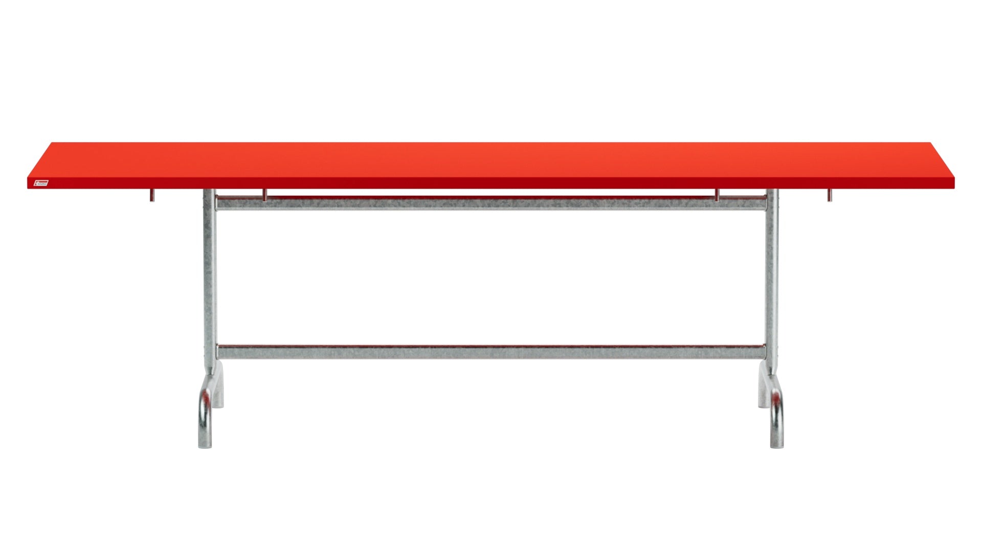 Robuster, klappbarer Metall-Gartentisch 240x80 cm von Schaffner, wetterfest, UV-beständig, langlebig, leicht zu lagern – ideal für Garten, Terrasse und Balkon.