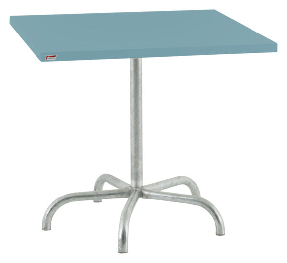Säntis Metall-Gartentisch 80x80 klappbar in Pastellblau präsentiert im Onlineshop von KAQTU Design AG. Gartentisch ist von Schaffner