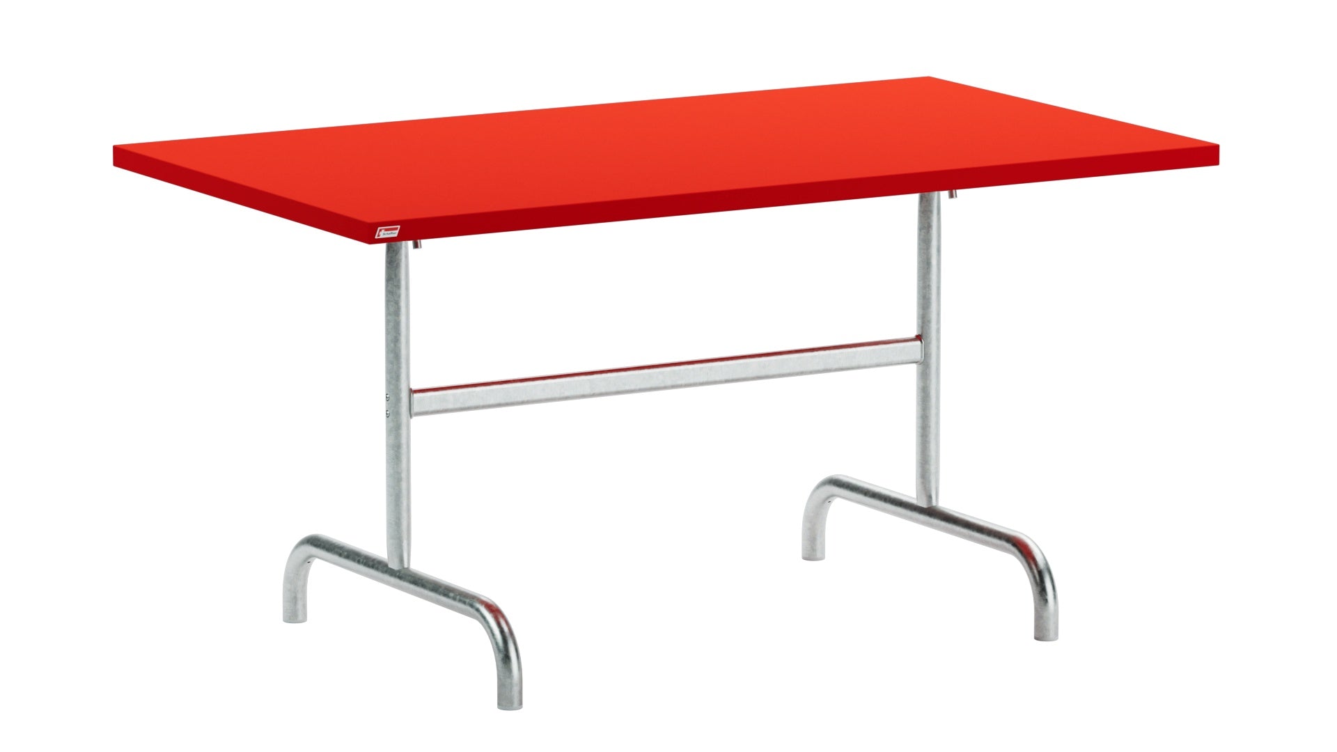 Eleganter klappbarer Gartentisch Säntis aus Metall, 140x80 cm, ideal für entspannte Stunden im Freien, wetterbeständig und pflegeleicht.