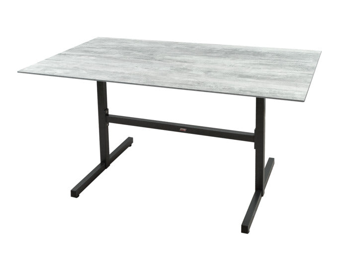 Luzern Glasfaser-Gartentisch 120x80 cm, klappbar, wetterfest, robust und pflegeleicht – eleganter Outdoor-Tisch für Garten, Balkon und Terrasse.