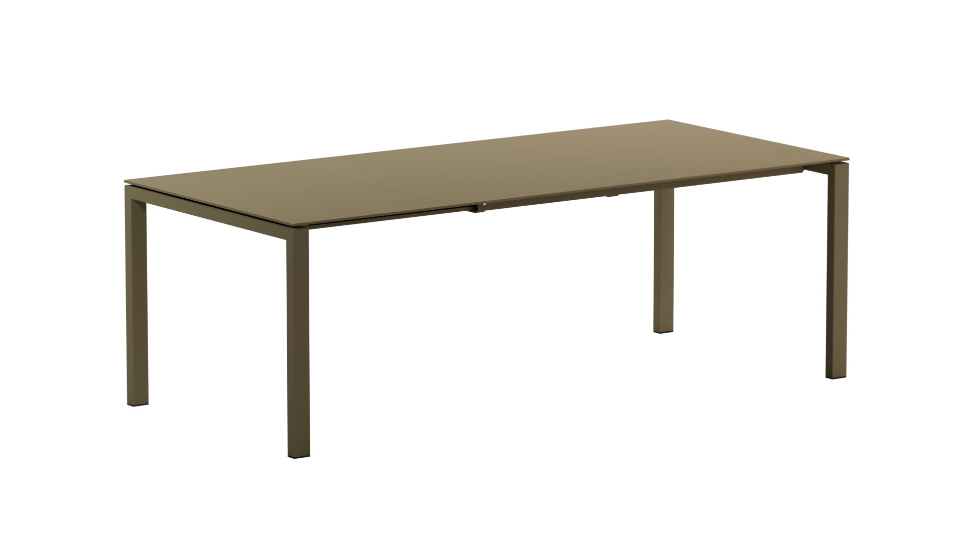 Moderner Luzern Glasfaser-Gartentisch 160/220x100 cm, ausziehbar, UV-beständig, wetterfest, robustes Design, Schweizer Qualität, ideal für Garten & Balkon.