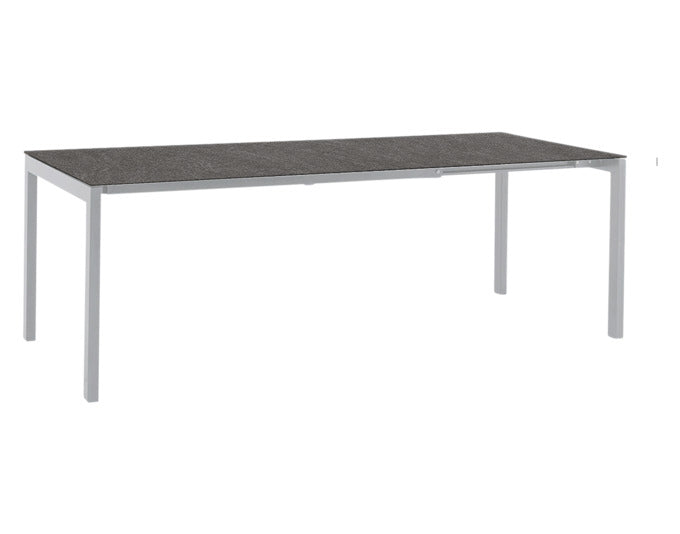 Fiberglastisch Luzern ausziehbar 160/220 x 100