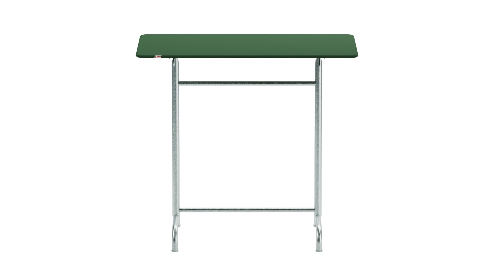 Moderner klappbarer Metall-Stehtisch für den Außenbereich, ideal für Gartenpartys und Events, robust und wetterbeständig.