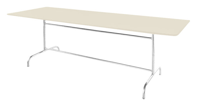 Rigi Metall-Gartentisch 240x90 klappbar in Pastellsand präsentiert im Onlineshop von KAQTU Design AG. Gartentisch ist von Schaffner