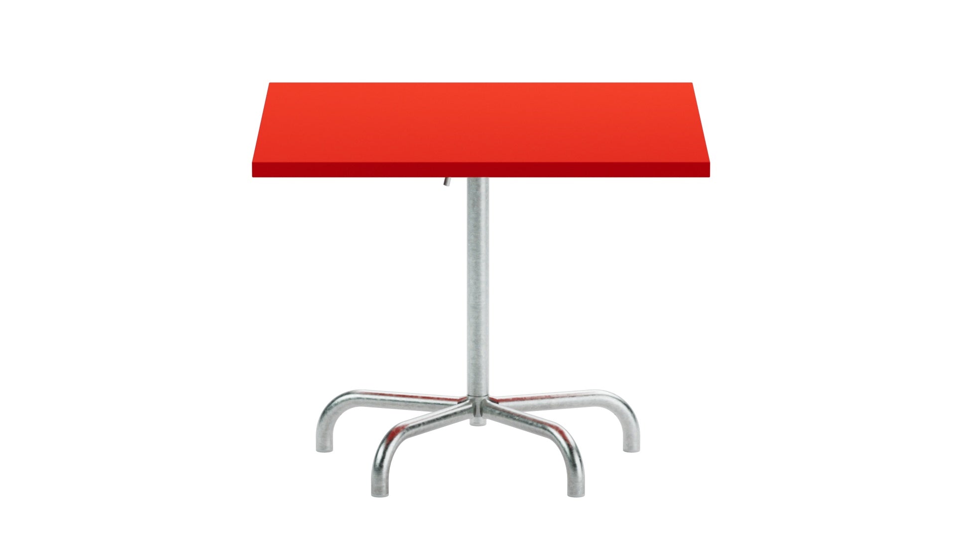 Hochwertiger, klappbarer Metall-Gartentisch 90x90 cm von Schaffner, wetterfest, rostfrei, platzsparend, vielseitig kombinierbar für Garten, Balkon und Terrasse.