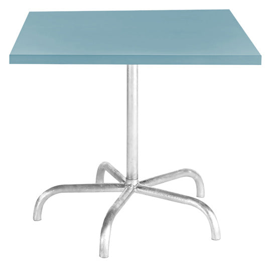 Robuster, klappbarer Metall-Gartentisch 90x90 cm von Schaffner, wetterfest, langlebig, leicht zu pflegen, ideal für Garten, Balkon und Terrasse.