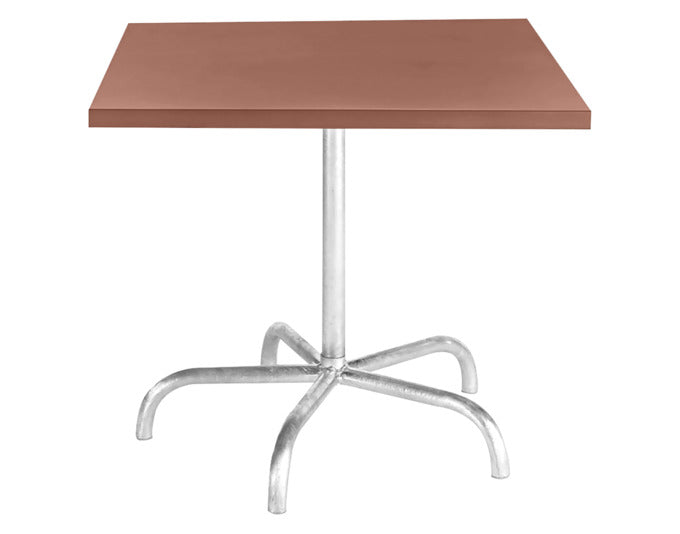 Hochwertiger, klappbarer Metall-Gartentisch 90x90 cm von Schaffner, wetterfest, rostfrei, platzsparend, langlebig und pflegeleicht – perfekt für Garten, Balkon und Terrasse.