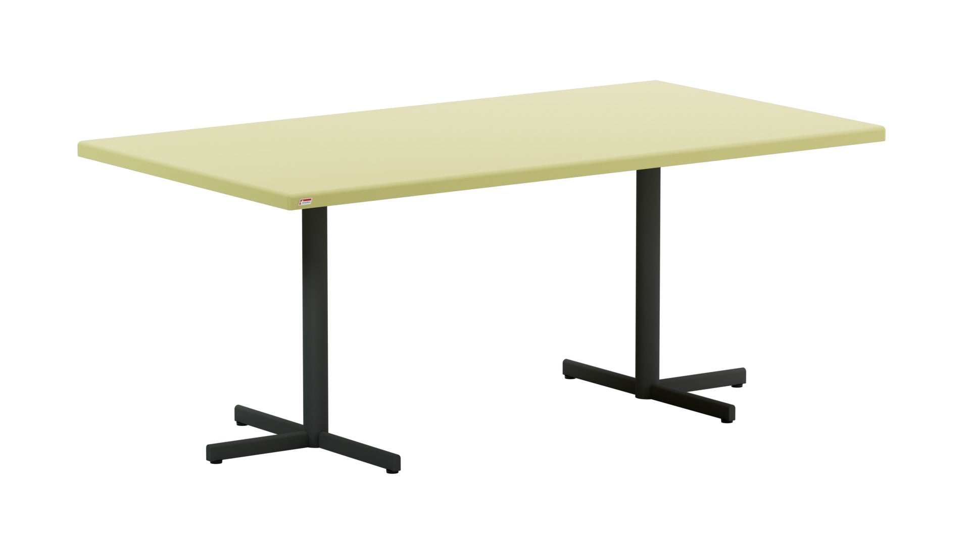 Bodensee Glasfaser-Gartentisch 176x95 klappbar in Buchsbaumgelb / Anthrazit präsentiert im Onlineshop von KAQTU Design AG. Gartentisch ist von Schaffner