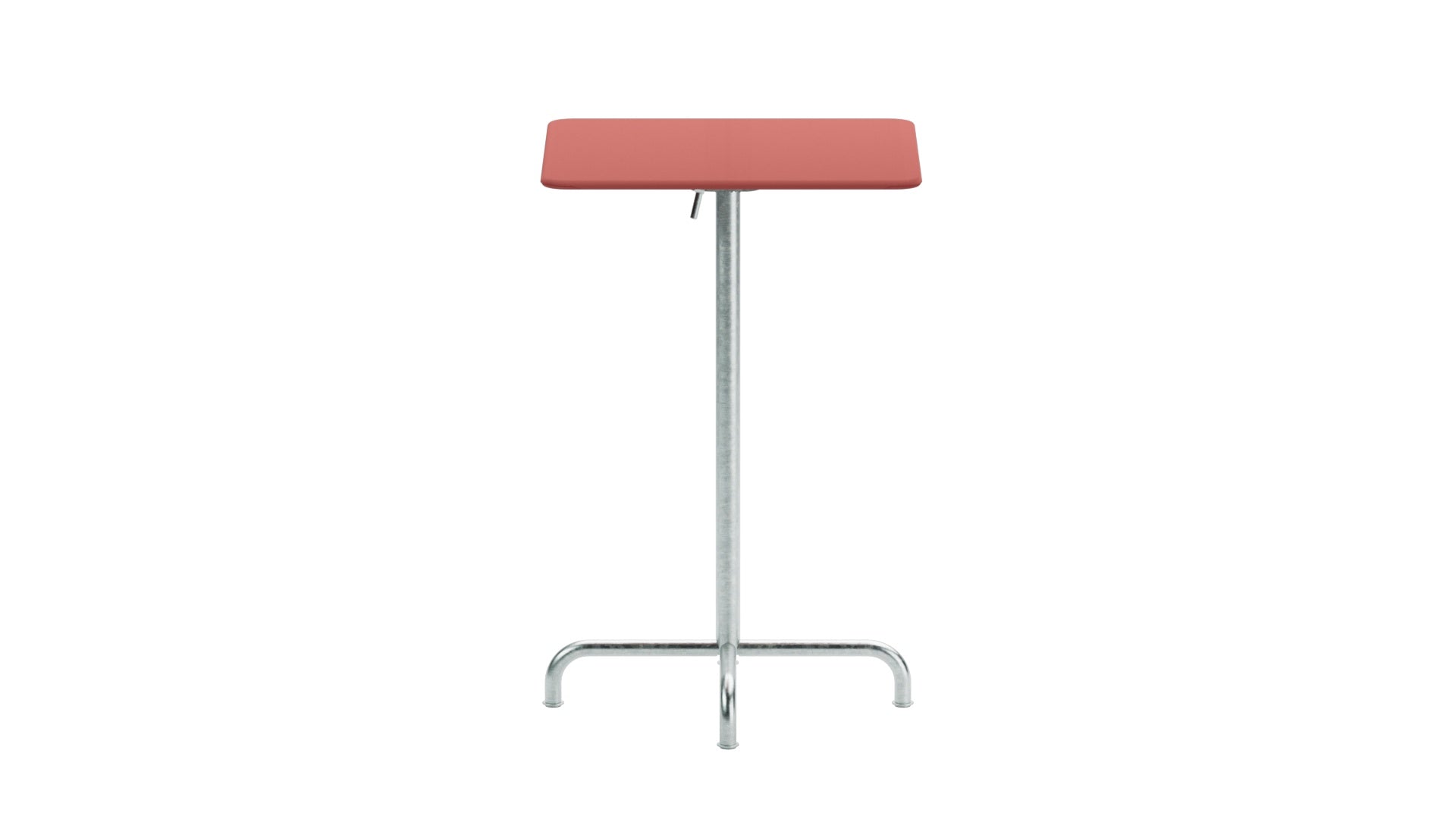 Rigi Metall-Stehtisch Outdoor 70x70 / 110 klappbar  in Ahornrot präsentiert im Onlineshop von KAQTU Design AG. Hochtisch Outdoor ist von Schaffner