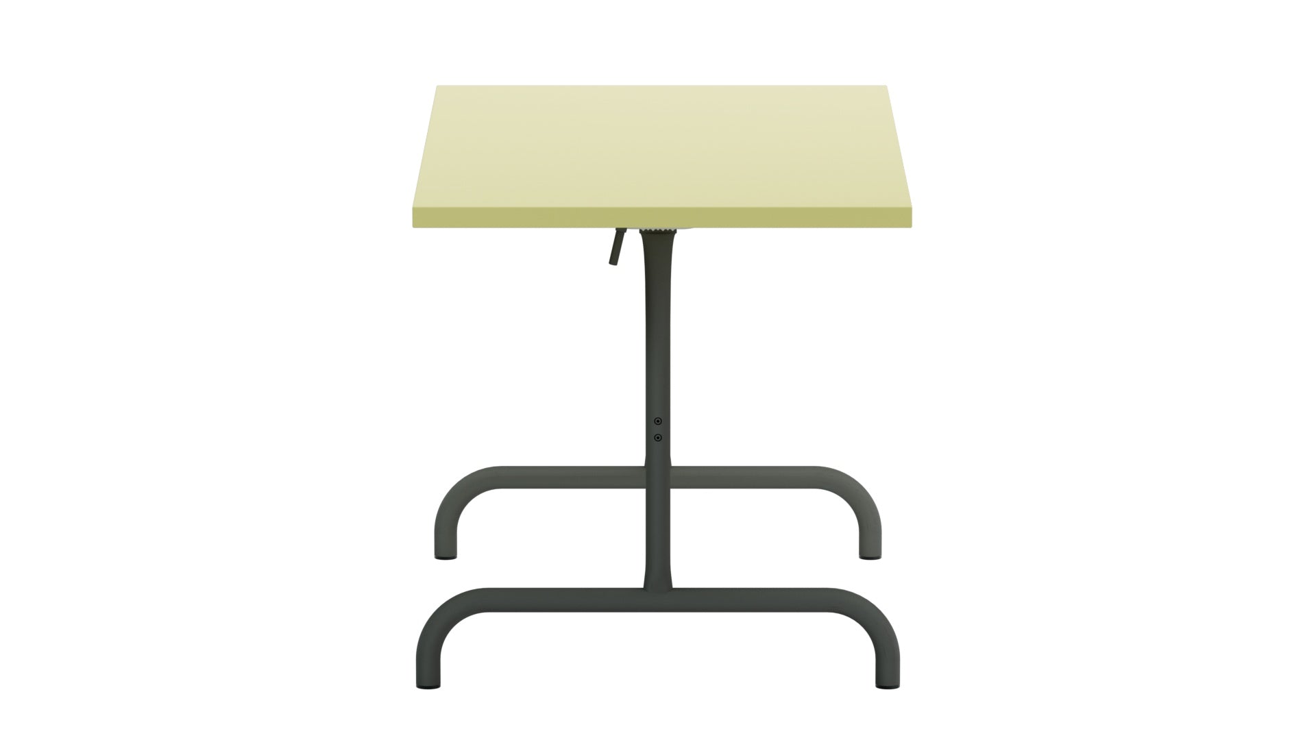 Säntis Metall-Gartentisch 117x70 klappbar in Buchsbaumgelb präsentiert im Onlineshop von KAQTU Design AG. Gartentisch ist von Schaffner