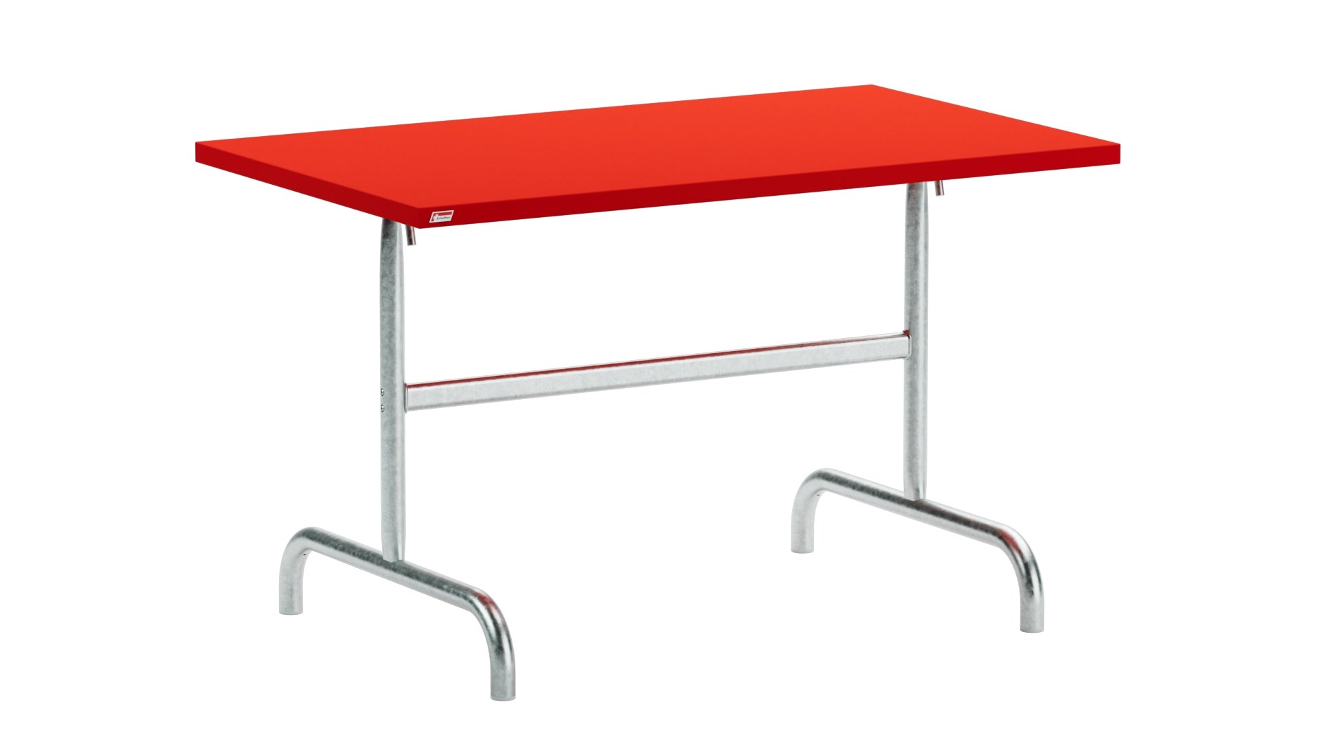 Säntis Metall-Gartentisch 117x70 klappbar in Rot präsentiert im Onlineshop von KAQTU Design AG. Gartentisch ist von Schaffner