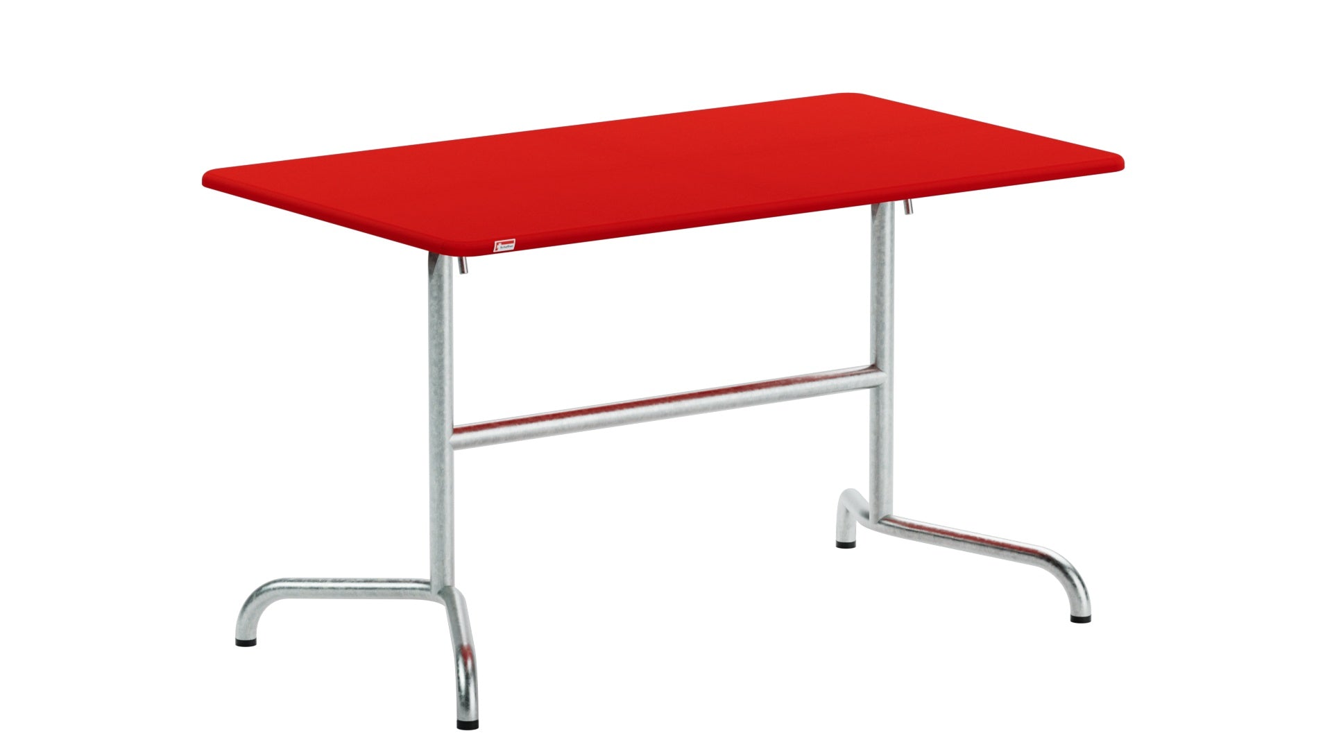 Davos Glasfaser-Gartentisch 120x70 klappbar in Rot präsentiert im Onlineshop von KAQTU Design AG. Gartentisch ist von Schaffner