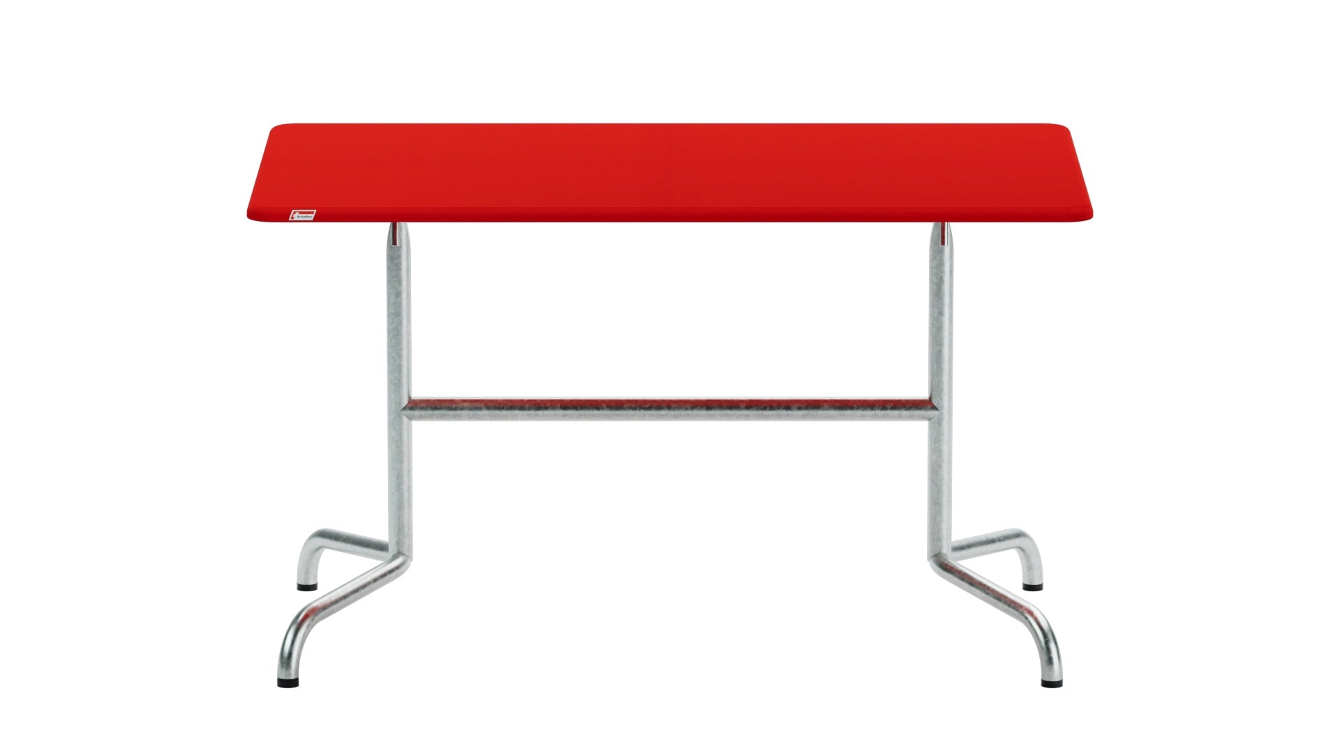 Moderner, wetterfester Davos Glasfaser-Gartentisch 120x70 cm, klappbar, langlebig, Swiss Made, ideal für Garten, Terrasse und Outdoor-Bereiche.