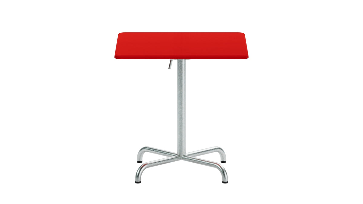 Davos Glasfaser-Gartentisch 70x70 klappbar in Rot präsentiert im Onlineshop von KAQTU Design AG. Gartentisch ist von Schaffner