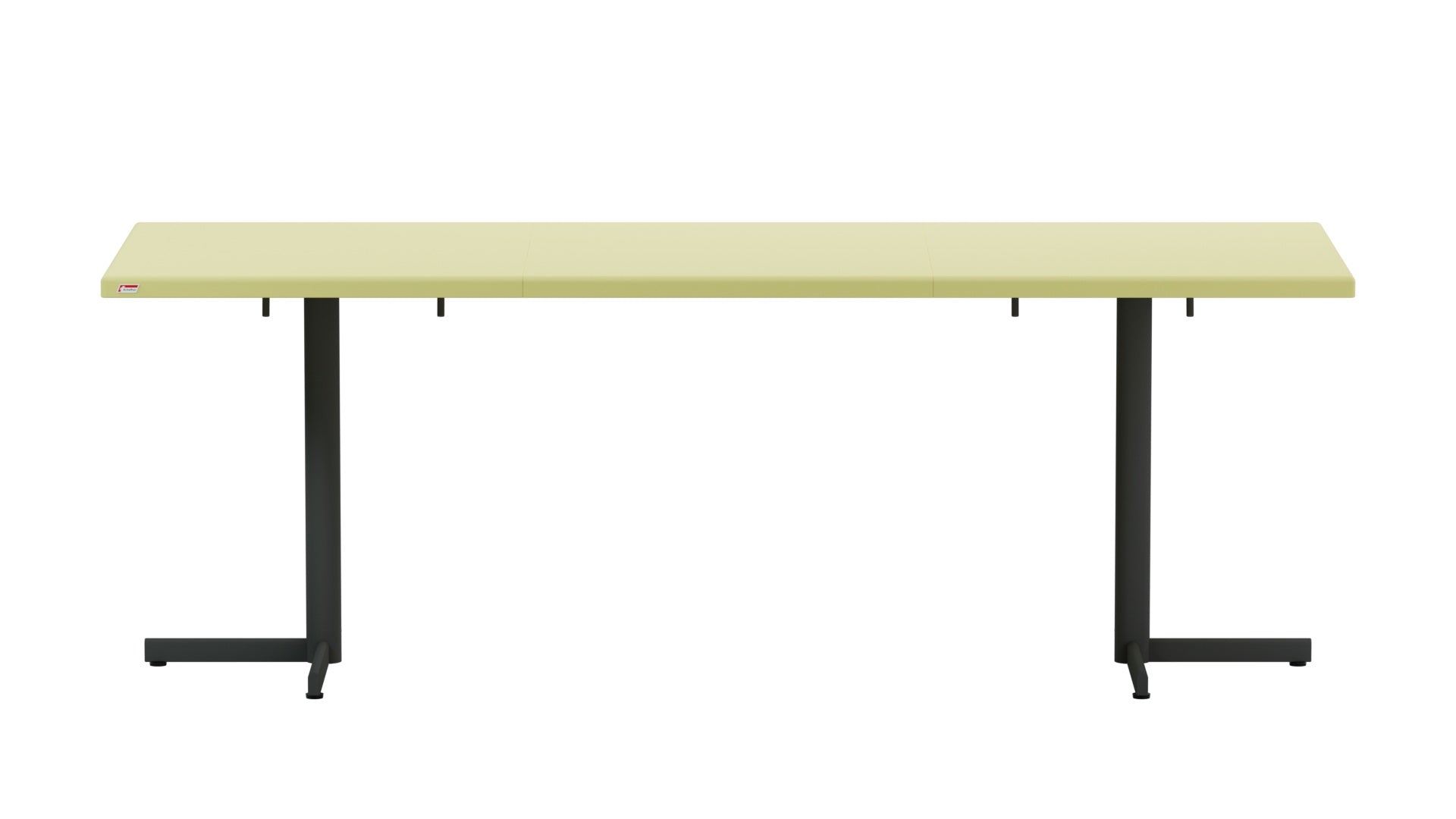 Bodensee Glasfaser-Gartentisch 140/210x80 klappbar, ausziehbar  in Buchsbaumgelb / Anthrazit präsentiert im Onlineshop von KAQTU Design AG. Gartentisch ist von Schaffner