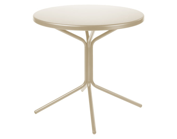 PIX Metall-Gartentisch ø60 / 70 in Pastellsand präsentiert im Onlineshop von KAQTU Design AG. Gartentisch ist von Schaffner