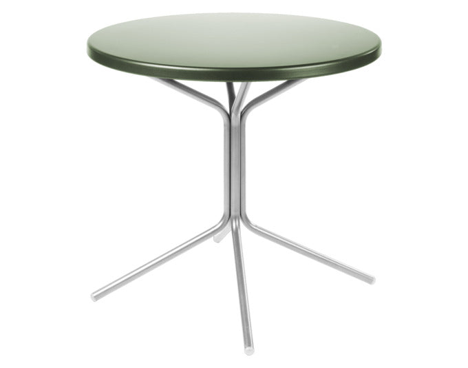 Tisch Pix rund in Pastellgrün / Feuerverzinkt präsentiert im Onlineshop von KAQTU Design AG. Gartentisch ist von Schaffner