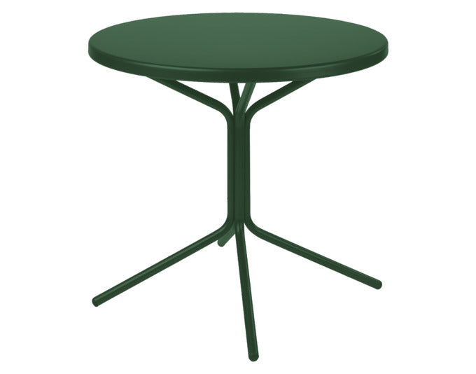 Hochwertiger PIX Metall-Gartentisch ø60/70cm von Schaffner, wetterfest, langlebig, einfach zu montieren, ideal für Balkon, Terrasse, Garten und mobile Einsätze.