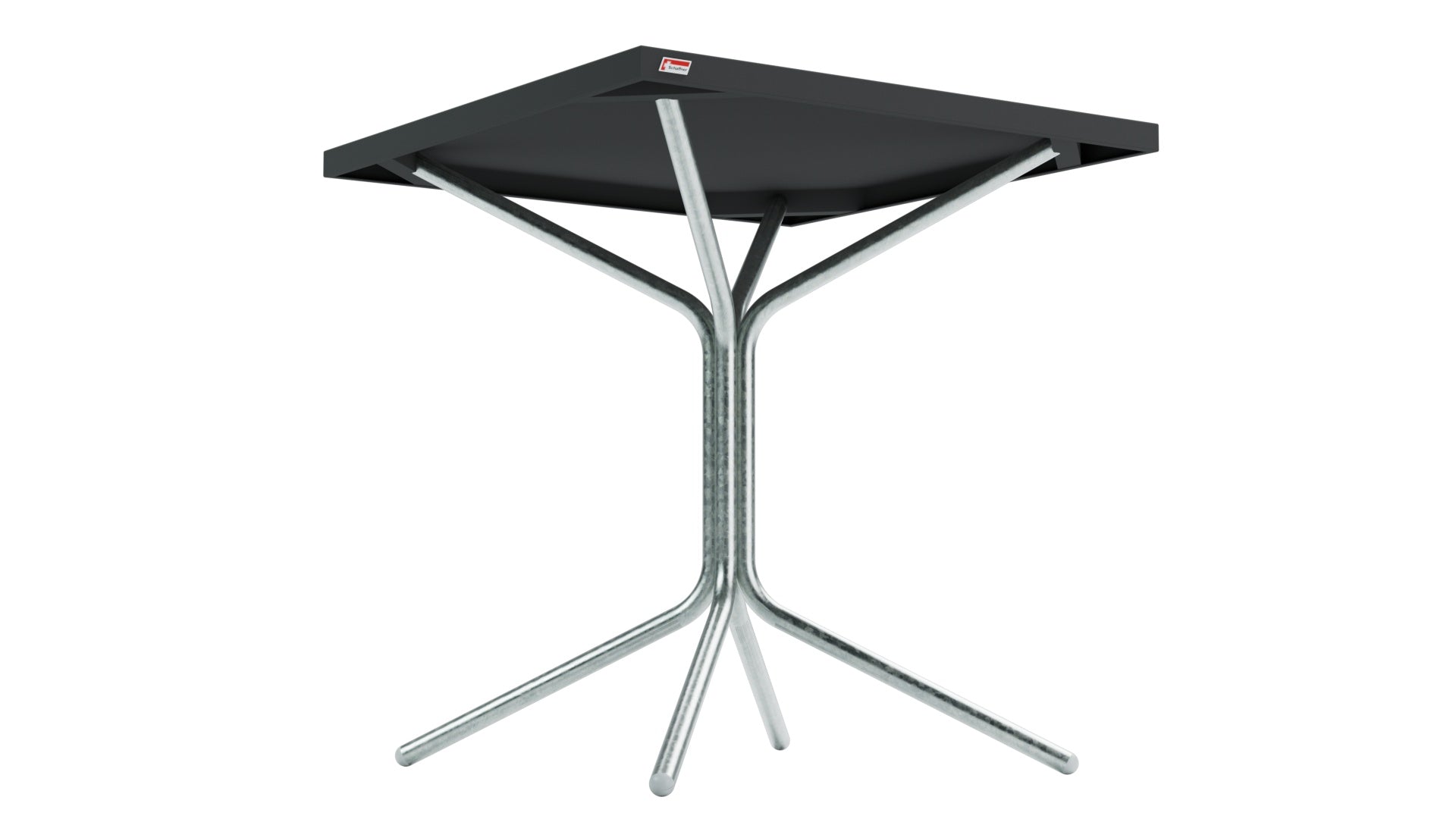 Eleganter PIX Metall-Gartentisch 70x70/72 von Schaffner, perfekt für entspannte Stunden im Freien, kombiniert zeitgemäßes Design mit Langlebigkeit.