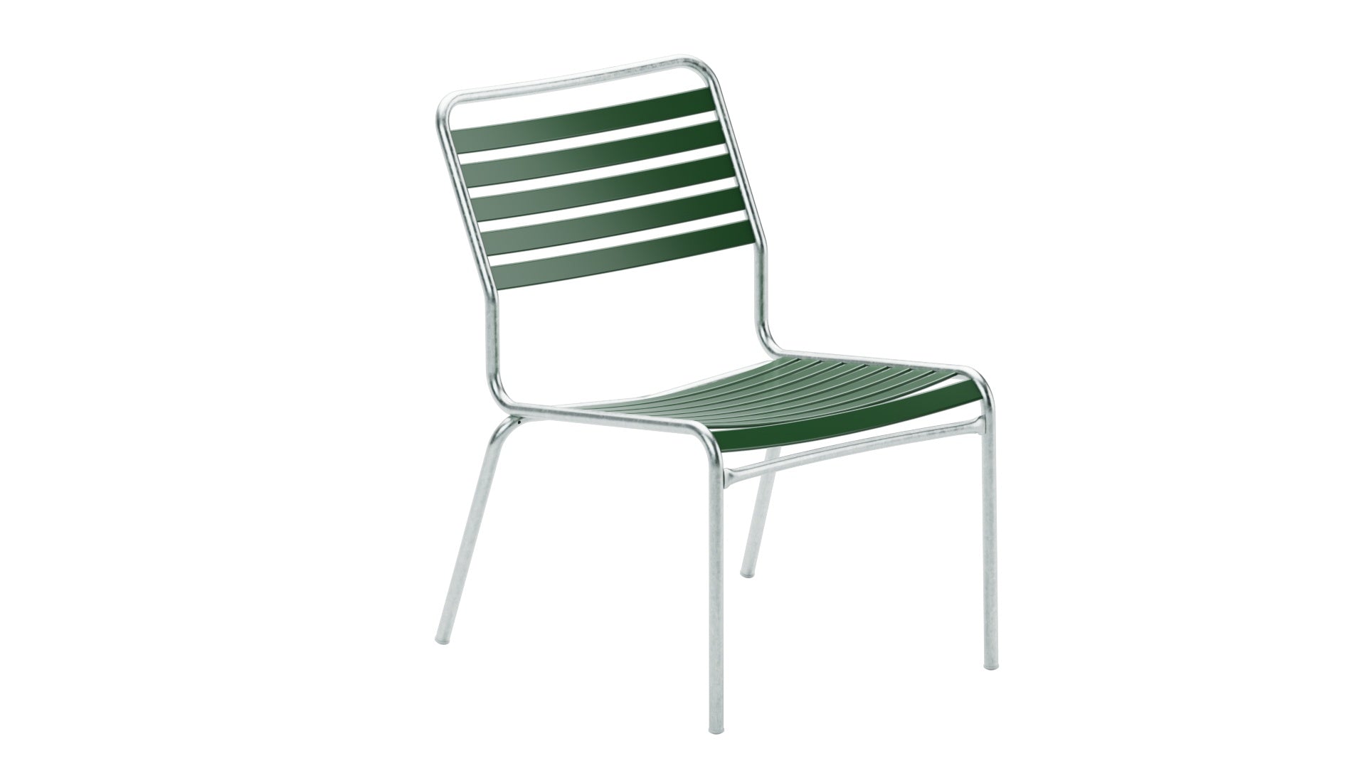 Rigi Lättli-Salonsessel ohne Armlehne, wetterfest, langlebig, Schweizer Qualität, Outdoor-Möbel, Garten, Balkon, Terrasse, robust, modern.