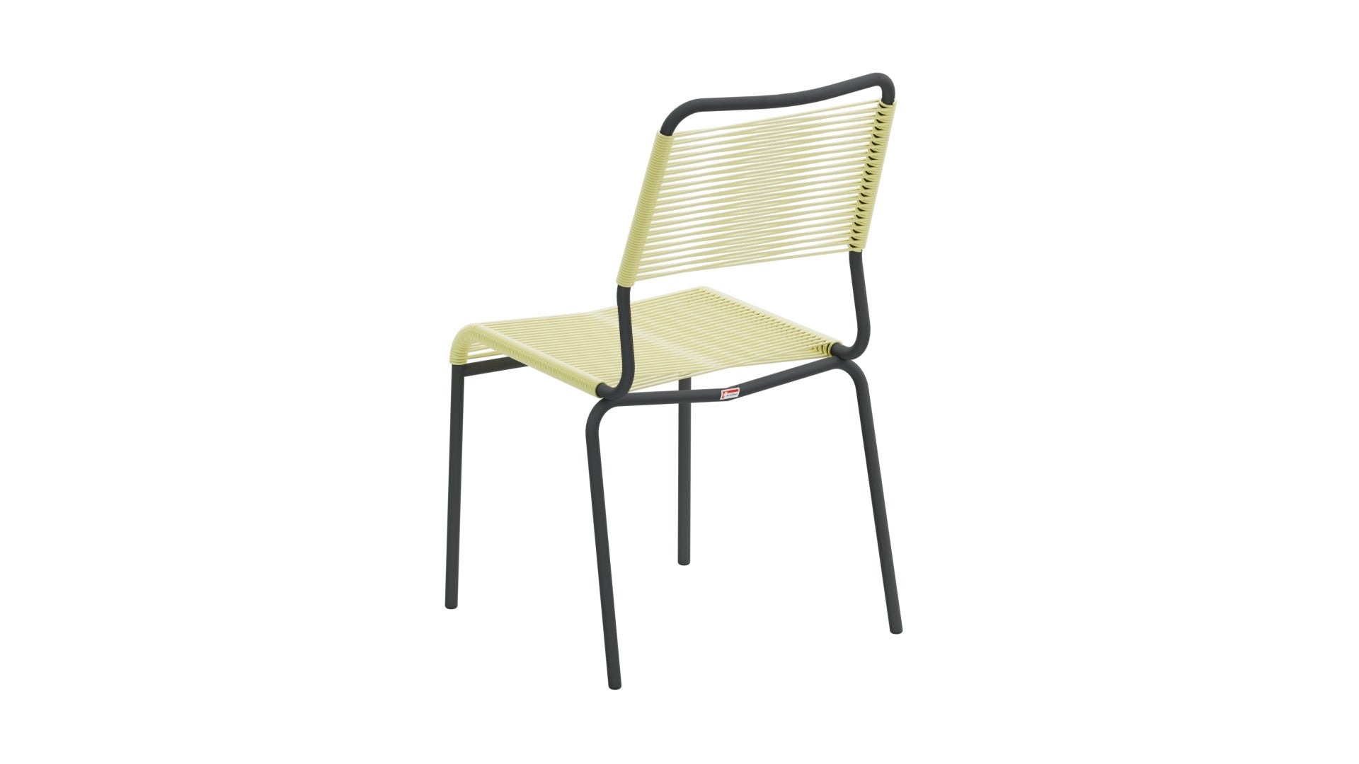 Hochwertiger Rigi Spaghetti-Gartenstuhl ohne Armlehne, wetterfestes Eschenholz, langlebig, stilvoll, komfortabel und umweltfreundlich – perfekt für Garten und Terrasse.