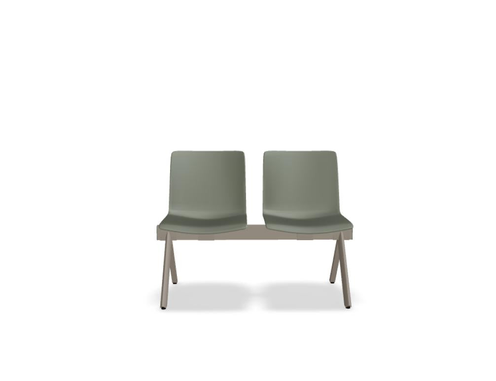 Shila SH2S - Bank in Grün präsentiert im Onlineshop von KAQTU Design AG. Sitzbank ist von Mdd