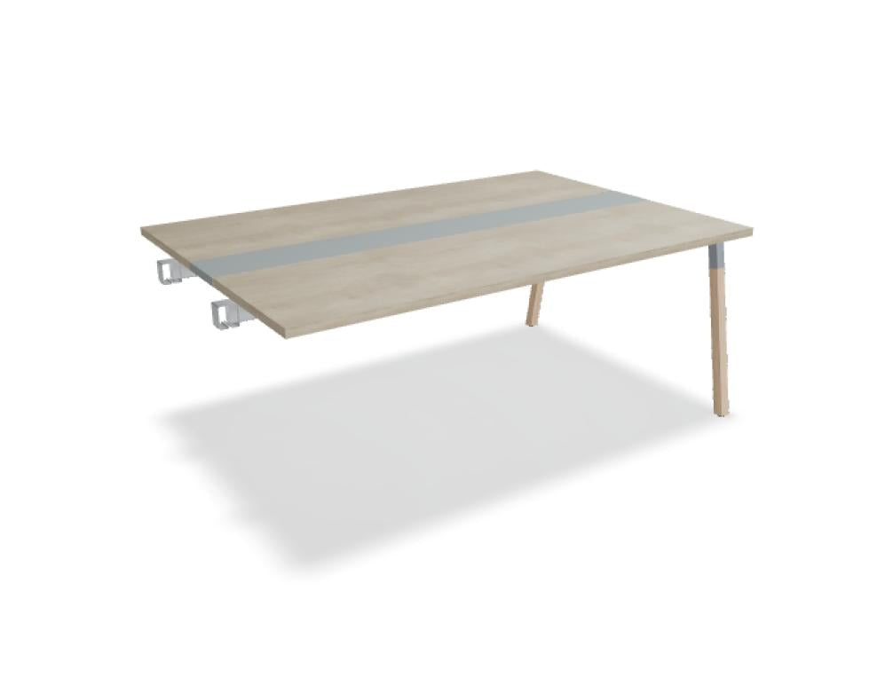Ogi W SW28L - Konferenztisch mit Holzbeinen in Honigeiche präsentiert im Onlineshop von KAQTU Design AG. Konferenztisch ist von Mdd