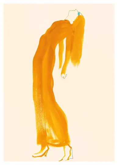 The Saffron Dress - KAQTU Design