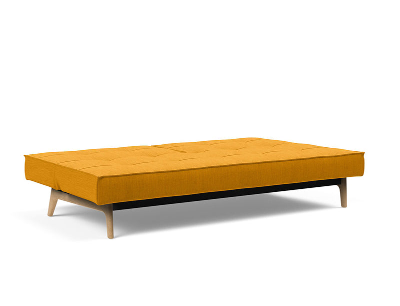 Splitback Sofabett 210 Eik in Gelb 507 präsentiert im Onlineshop von KAQTU Design AG. Bettsofa ist von Innovation Living