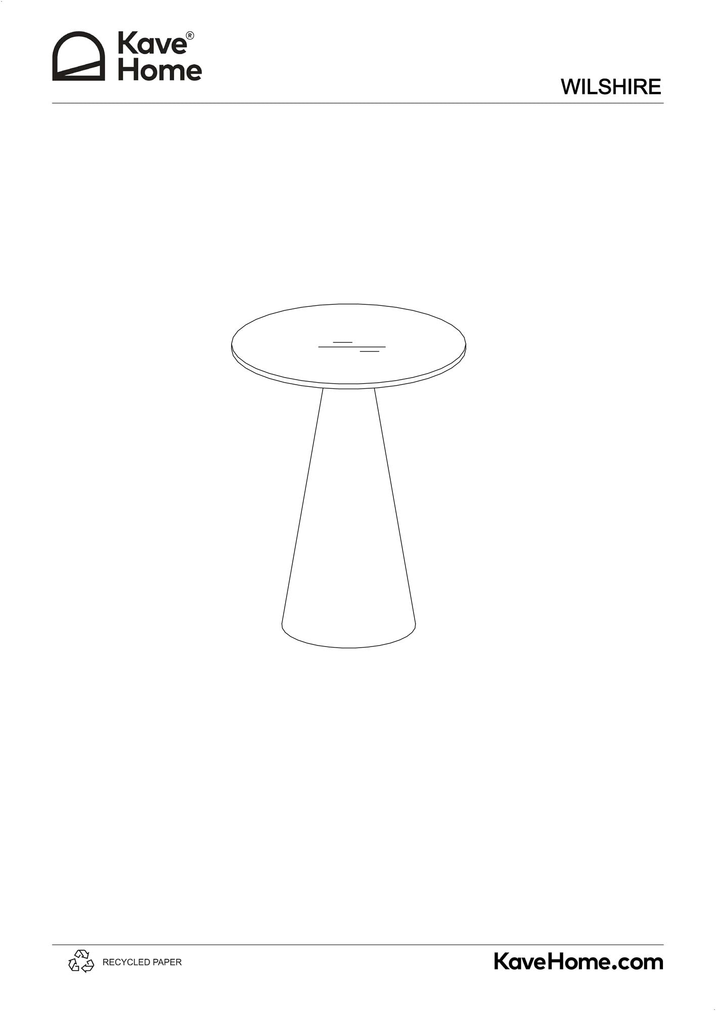 Wilshire Beistelltisch aus gehärteten Milchglas und Stahl matt grün lackiert Ø35 cm in Grün präsentiert im Onlineshop von KAQTU Design AG. Beistelltisch ist von Kave Home