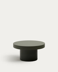 Aiguablava coffee table made of cement in green Ø 90 cm