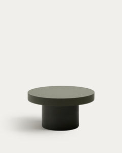 Aiguablava coffee table made of cement in green Ø 90 cm