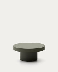 <tc>Aiguablava</tc> coffee table made of cement in green Ø 66 cm