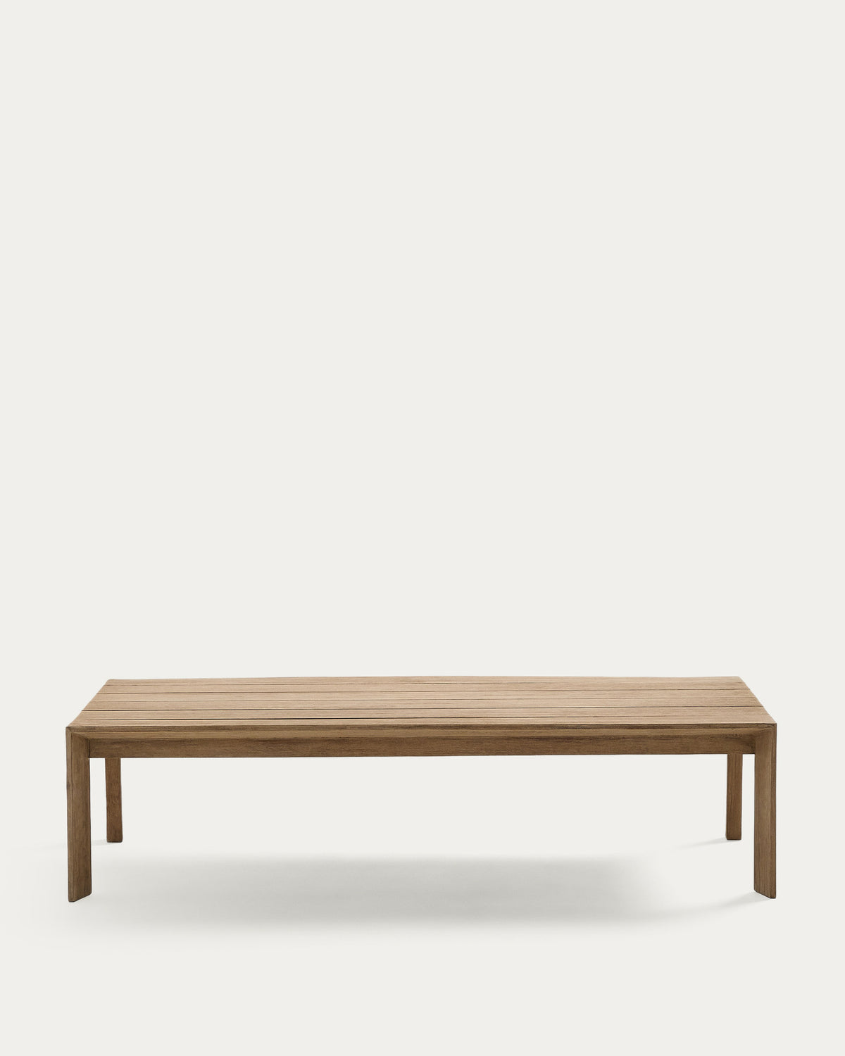Couchtisch Ambra aus massivem Akazienholz mit hellem Finish 82,5 x 140 cm FSC 100% in Beige präsentiert im Onlineshop von KAQTU Design AG. Loungetisch ist von Kave Home