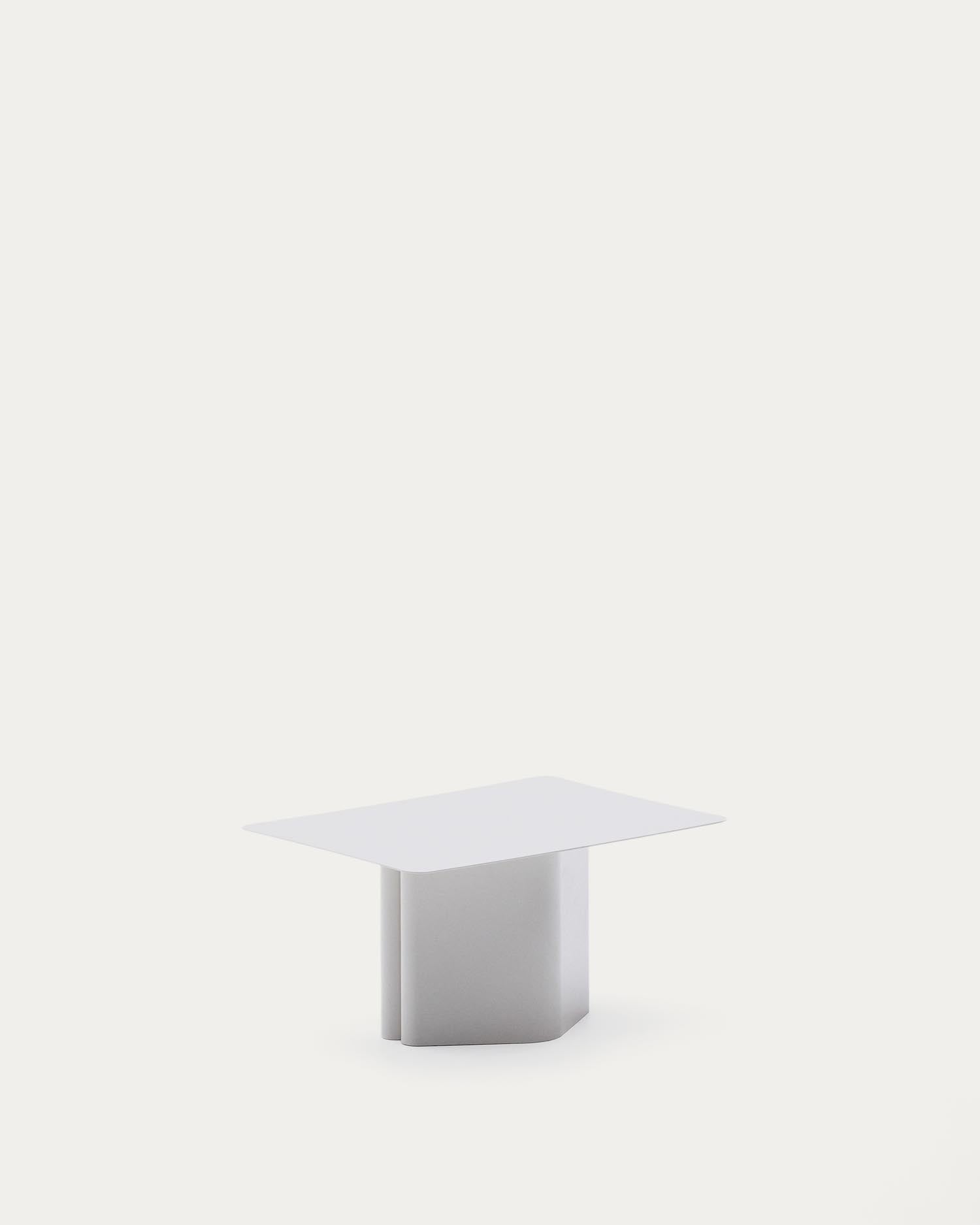 Couchtisch Arvin aus Eisen in Grau 70 x 52 cm