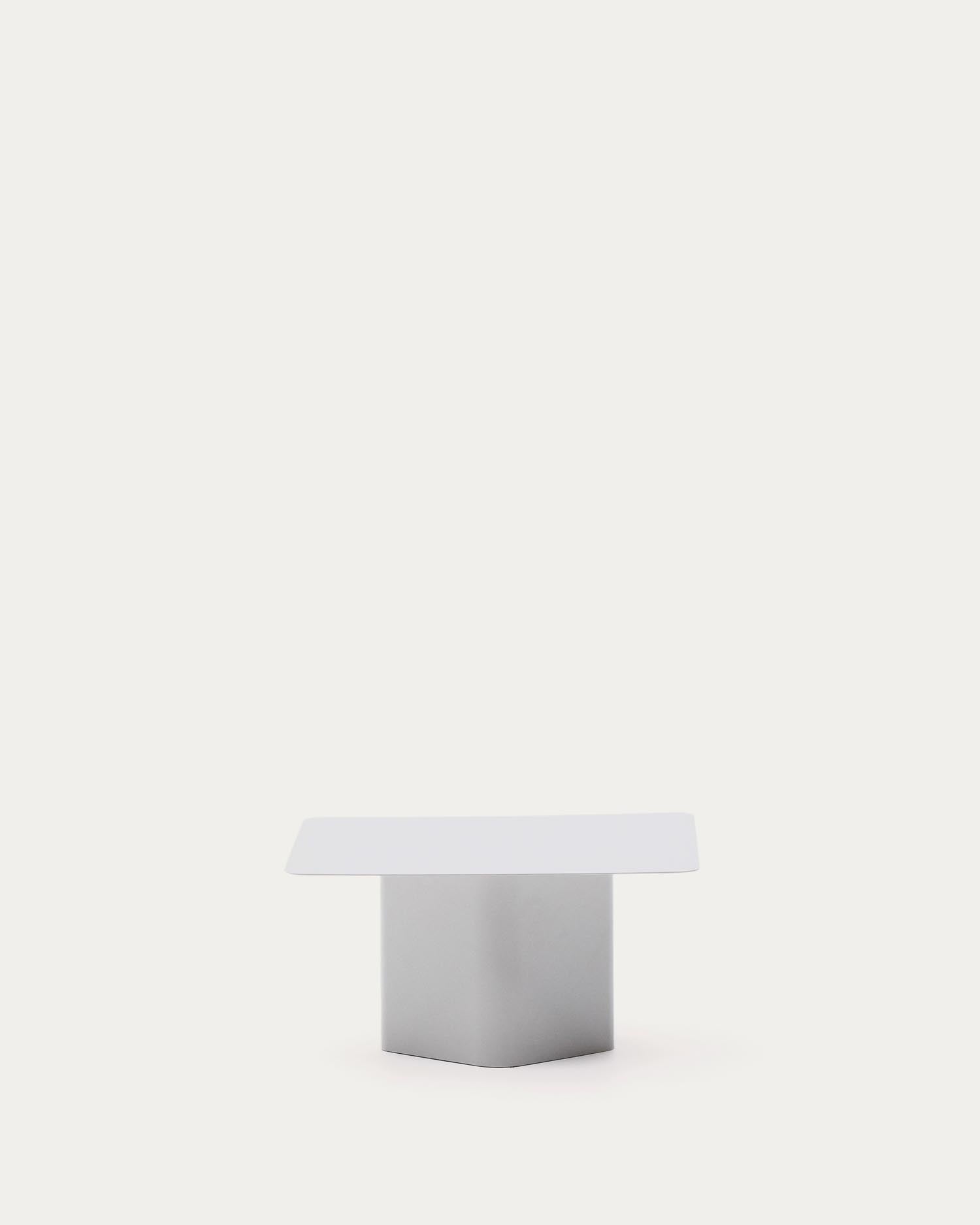 Couchtisch Arvin aus Eisen in Grau 70 x 52 cm in Grau präsentiert im Onlineshop von KAQTU Design AG. Beistelltisch ist von Kave Home