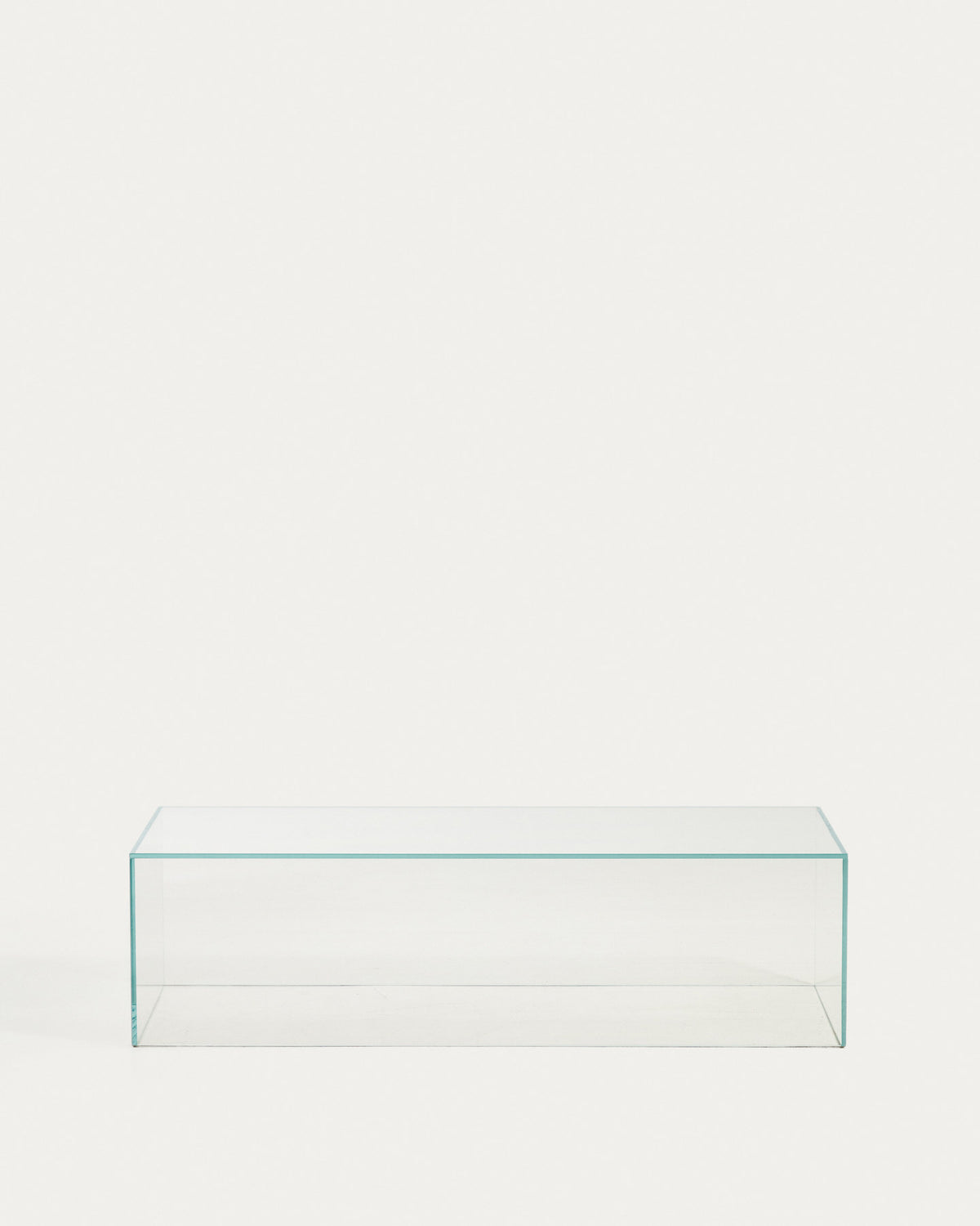 Couchtisch Orlia aus transparentem gehärtetem Glas, 110 x 50 cm in Transparent präsentiert im Onlineshop von KAQTU Design AG. Couchtisch ist von Kave Home