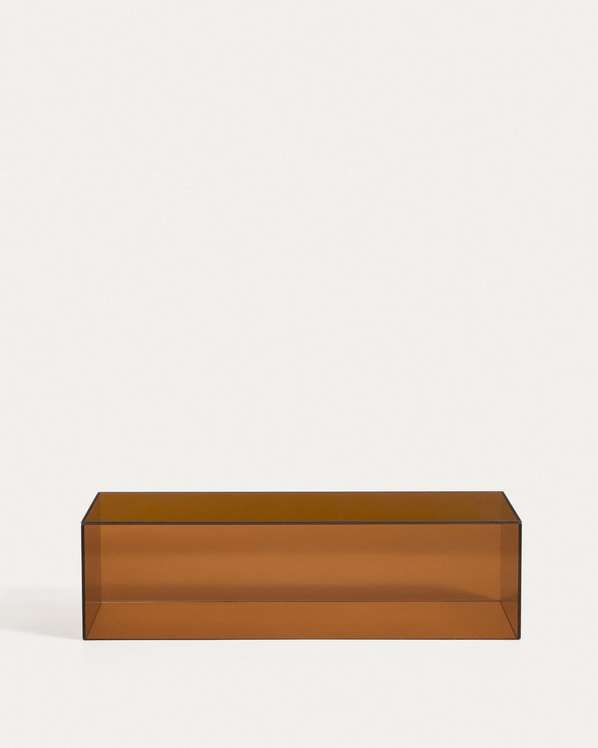 Couchtisch Orlia aus gehärtetem Glas in Braun, 110 x 50 cm in Braun präsentiert im Onlineshop von KAQTU Design AG. Couchtisch ist von Kave Home