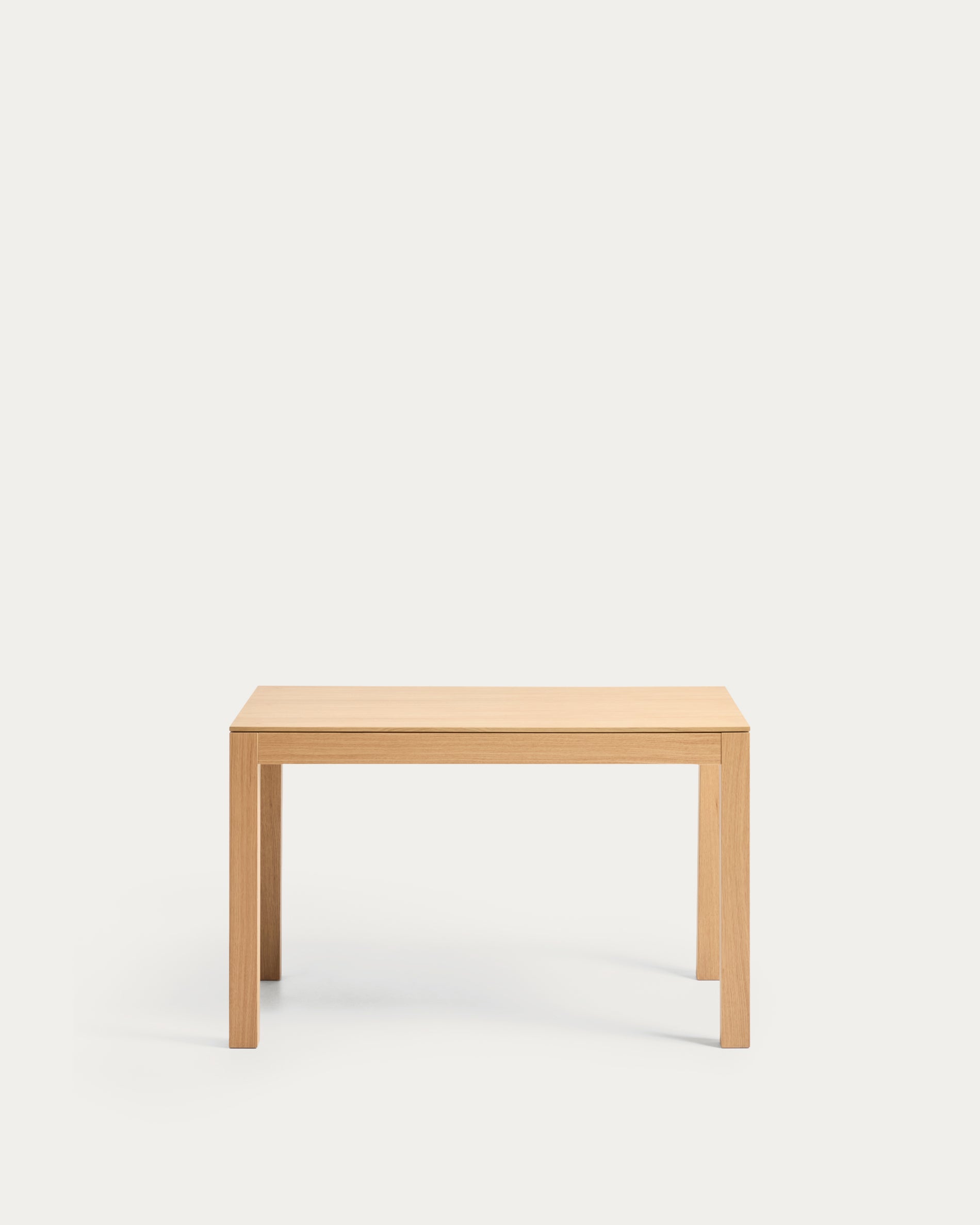 Ausziehtisch Narevi aus Eichenfurnier mit naturfarbenem Finish 130 (190) x 80 cm in Braun präsentiert im Onlineshop von KAQTU Design AG. Esstisch ist von Kave Home