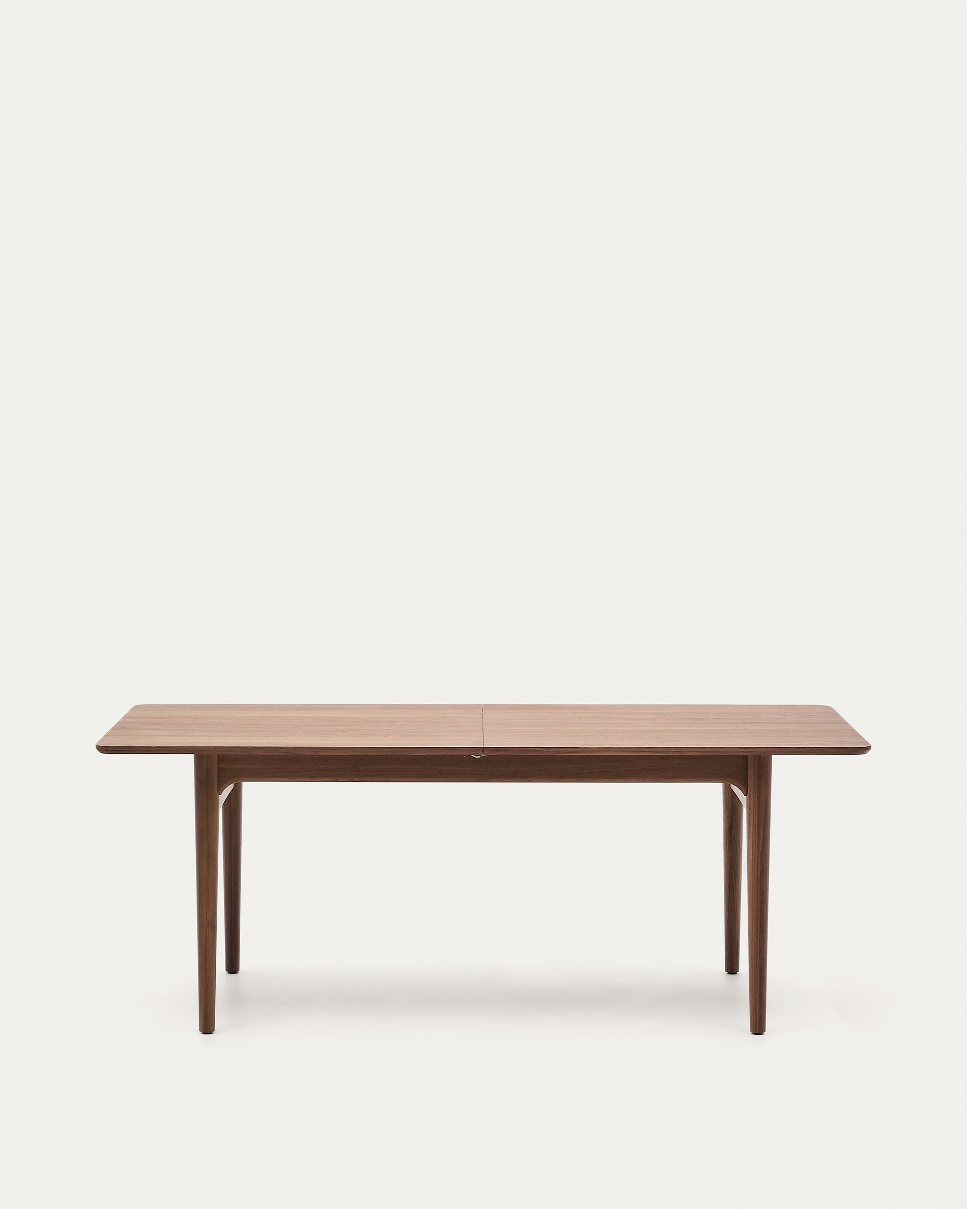 Extendable table Elan veneer and solid walnut wood 200 (260) x 100 cm FSC Mix Credi
