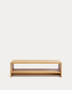 Abilen Couchtisch aus Eichenfurnier 120 x 60 cm FSC 100%