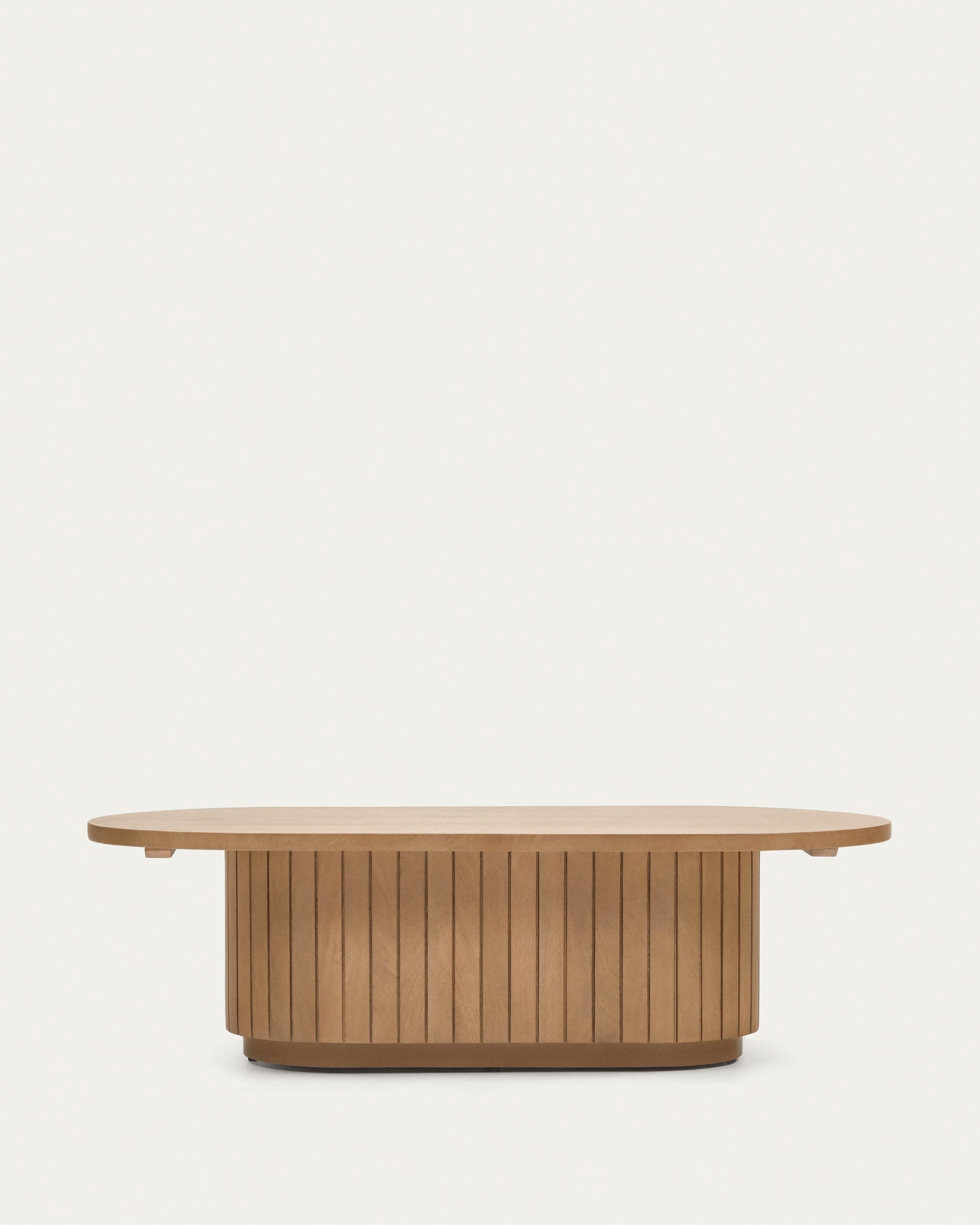 3D-Modell des Licia Couchtischs aus Mangoholz, 120x60 cm, mit einzigartiger Maserung, robust und nachhaltig.
