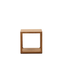 Table d'appoint Maymai en bois de chêne 50 x 50 cm